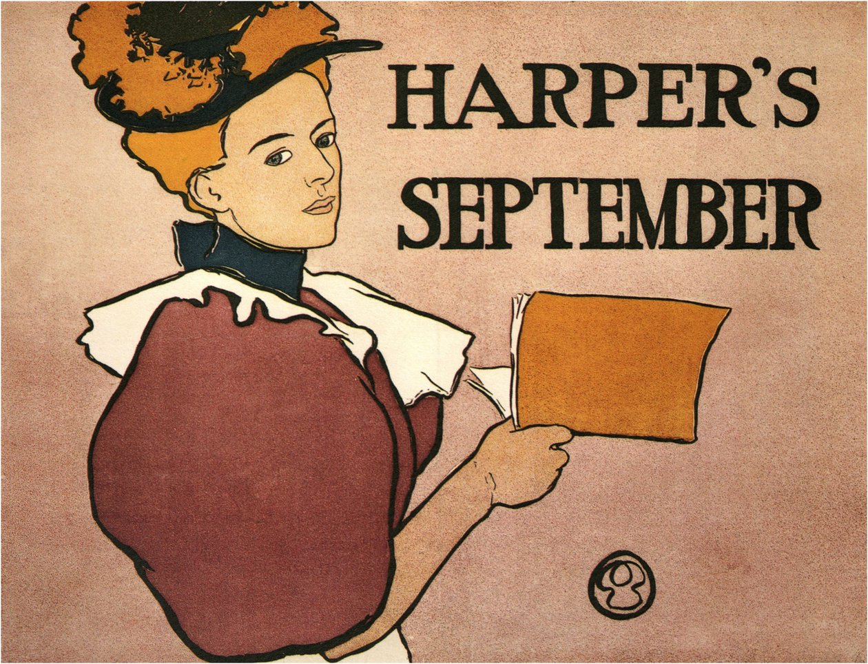 Harpers Eylül 1896 by Edward Penfield