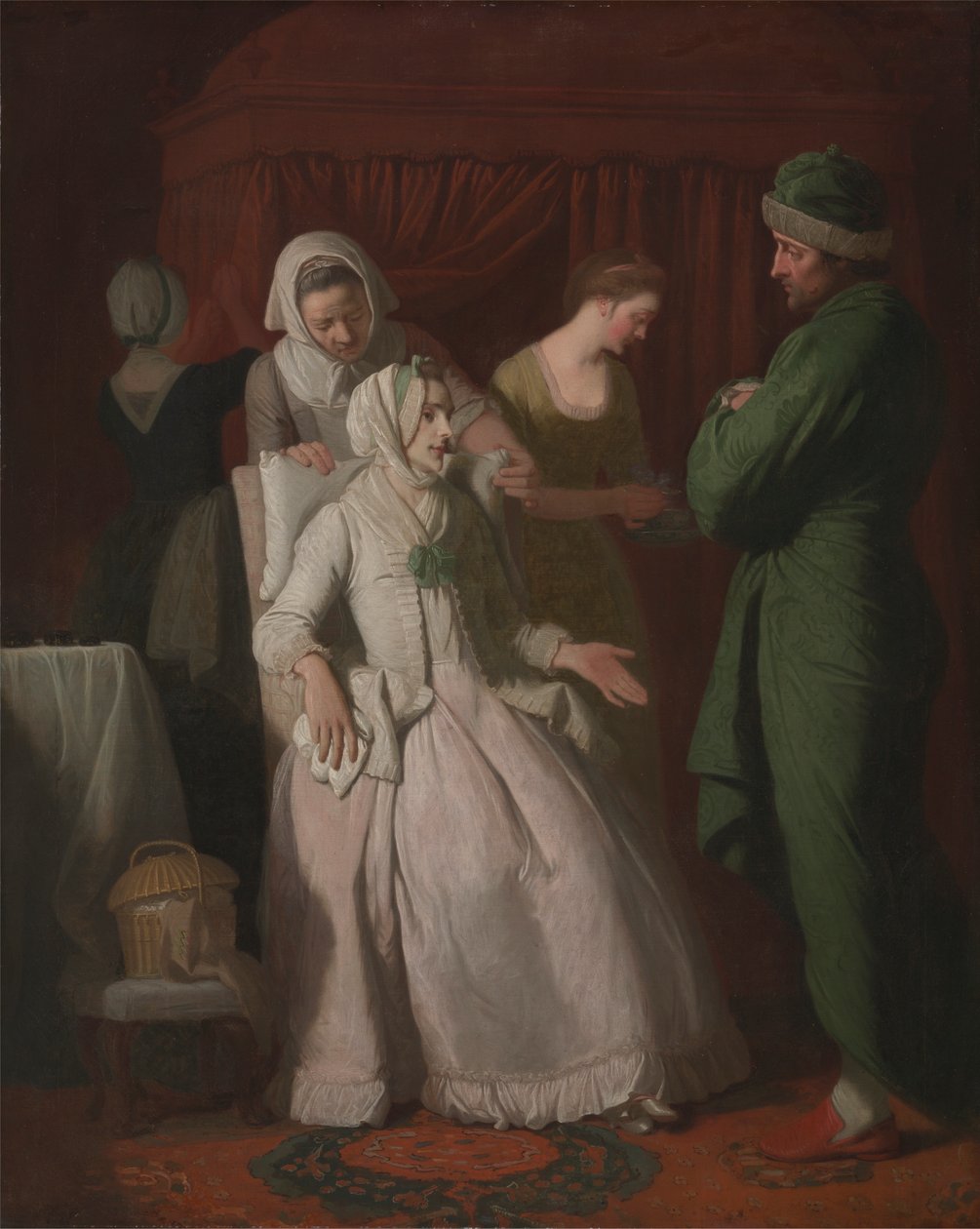 Sempatiyle Teselli Edilen Erdemli by Edward Penny