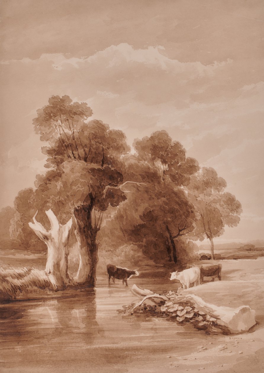 Akış ile manzara by Edward Pretty