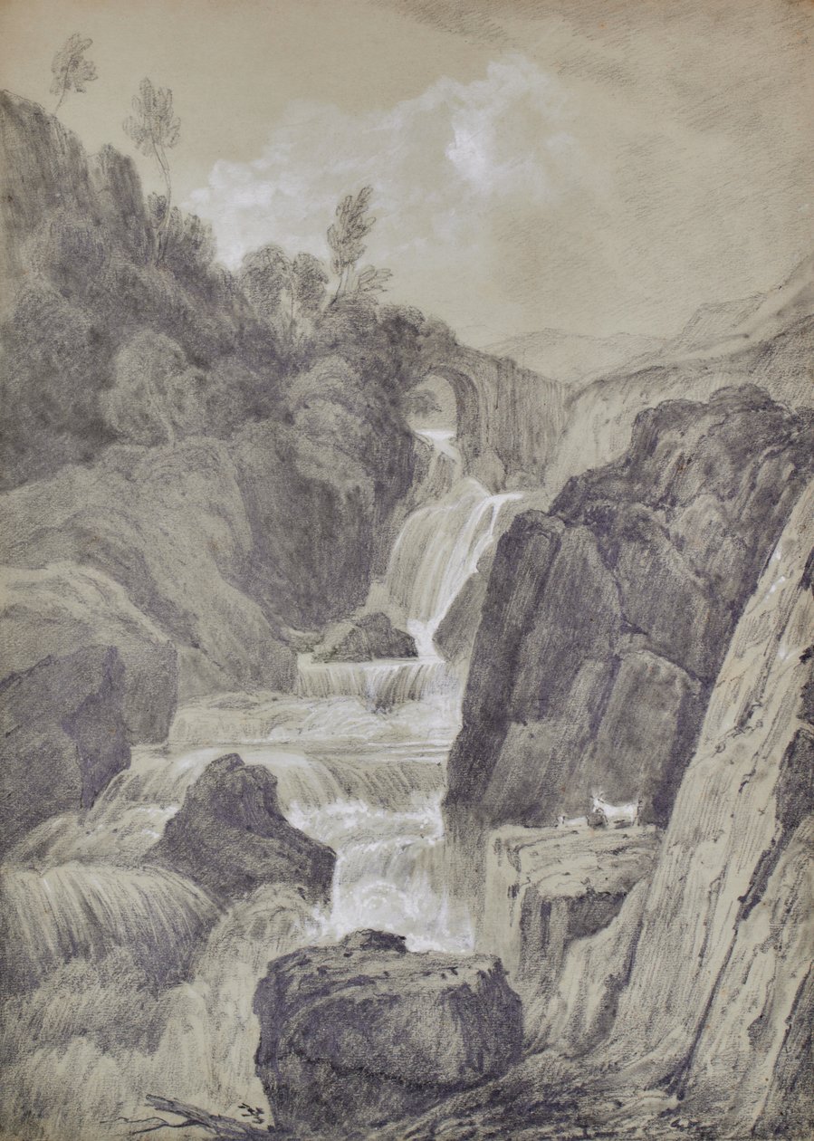 Şelaleler ile manzara by Edward Pretty