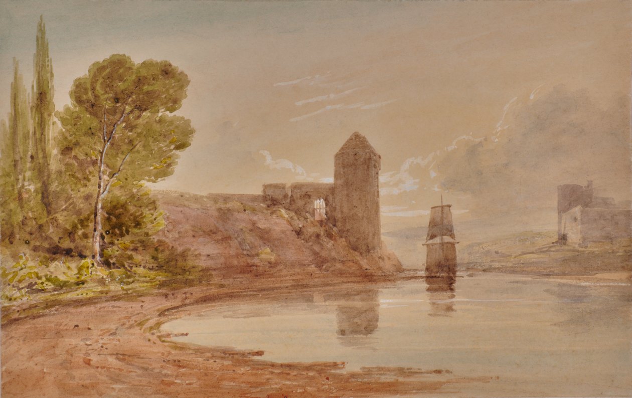 Bir uçurumun üzerinde kule by Edward Pretty