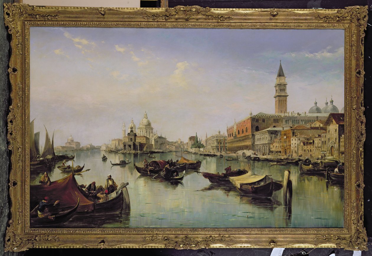 Bacino di San Marco, Büyük Kanalın Ağzına Doğru Bakıyor by Edward Pritchett