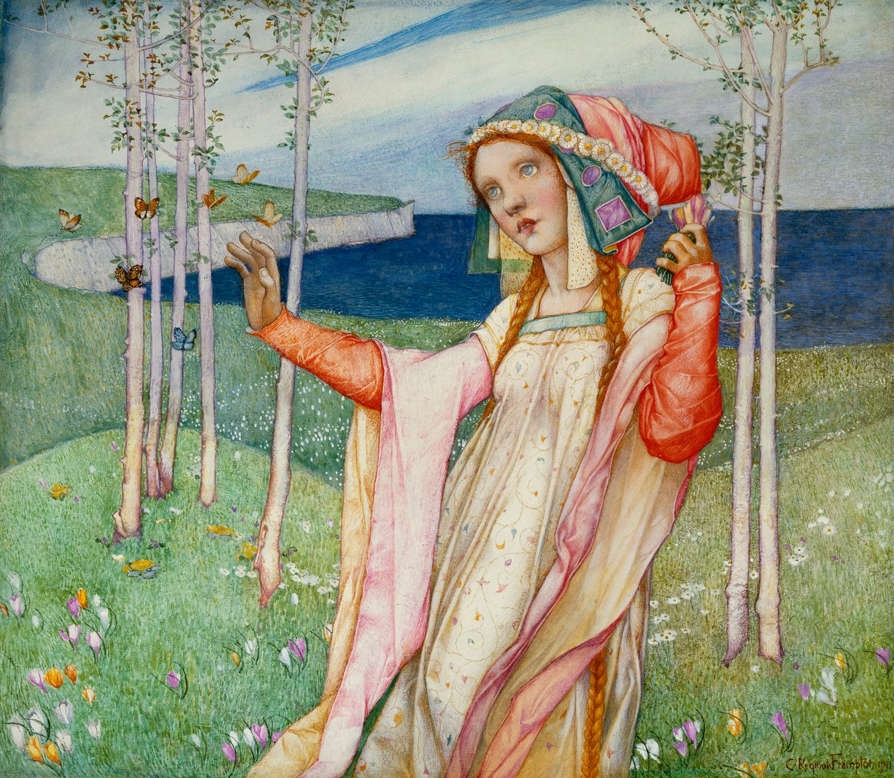 Bahar, 1911 by Edward Reginald Frampton