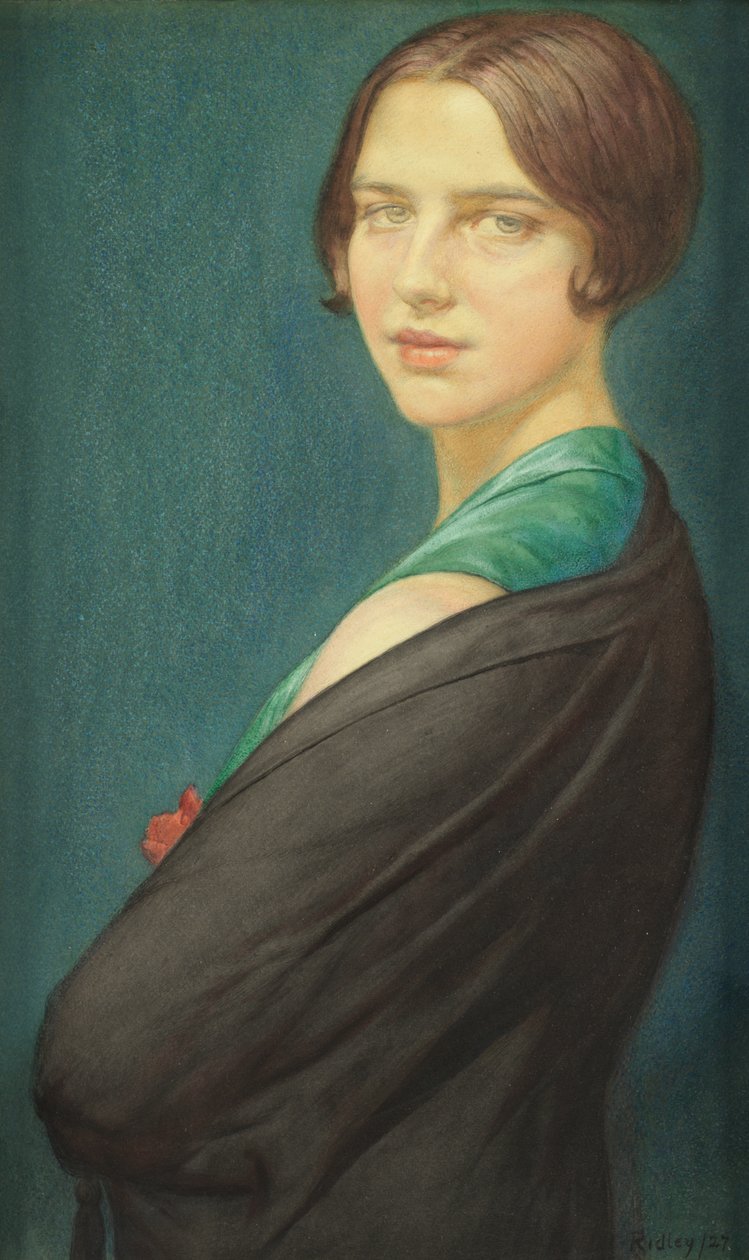 Isobel (suluboya) by Edward Ridley