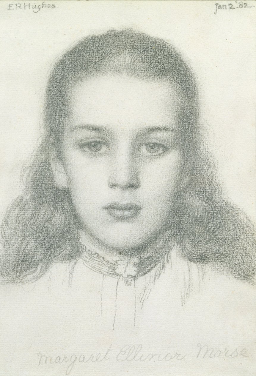 Margaret Ellinor Morse, 2 Ocak 1882 by Edward Robert Hughes