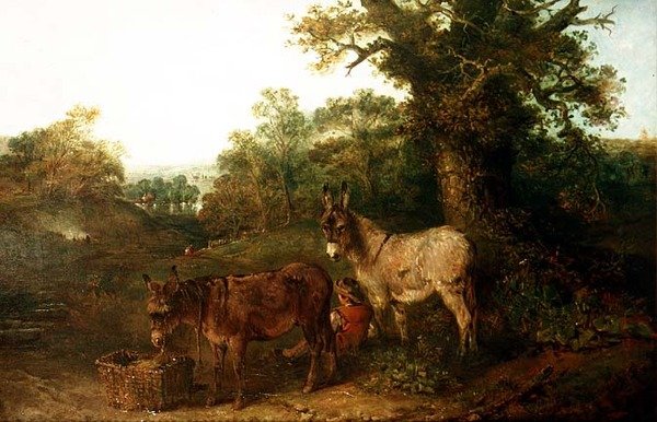 Kayrandaki Eşekler by Edward Robert Smythe