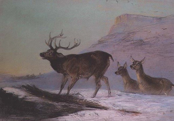 Kış (pastel) by Edward Robert Smythe