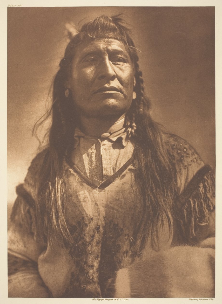 Yeni Göğüs-Piegan by Edward S. Curtis