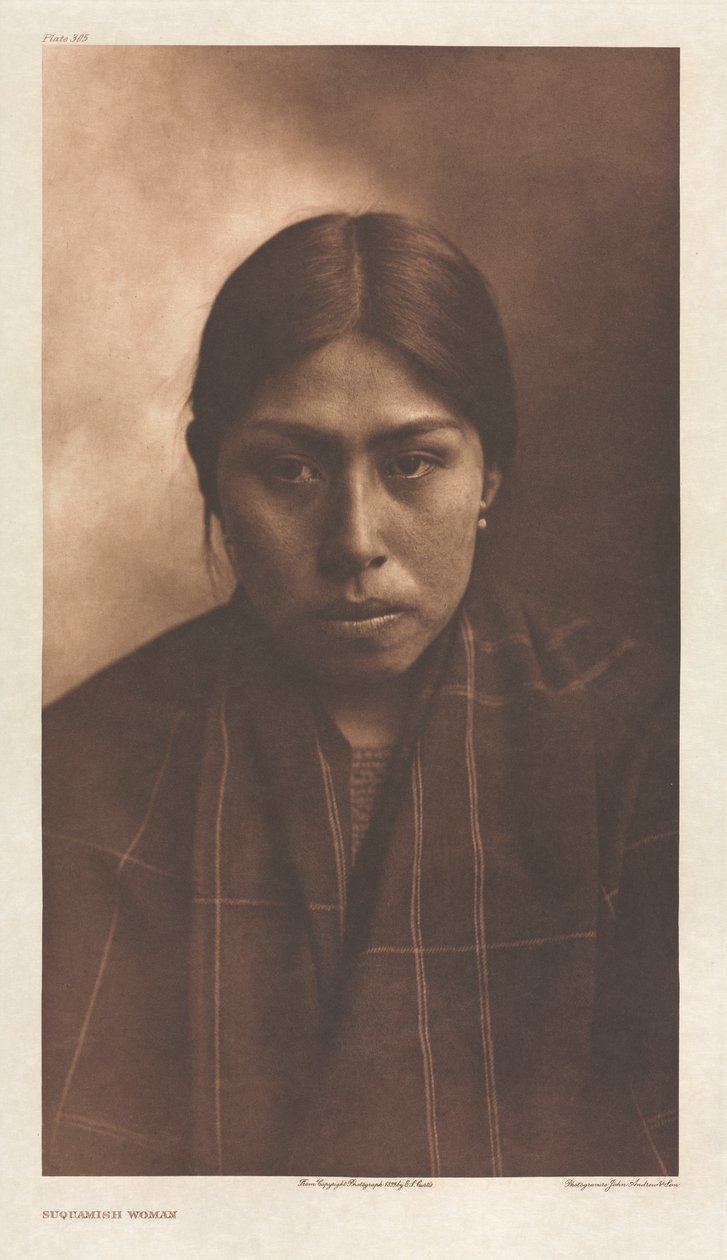 Portföy IX, Levha 305: Suquamish Woman by Edward S. Curtis