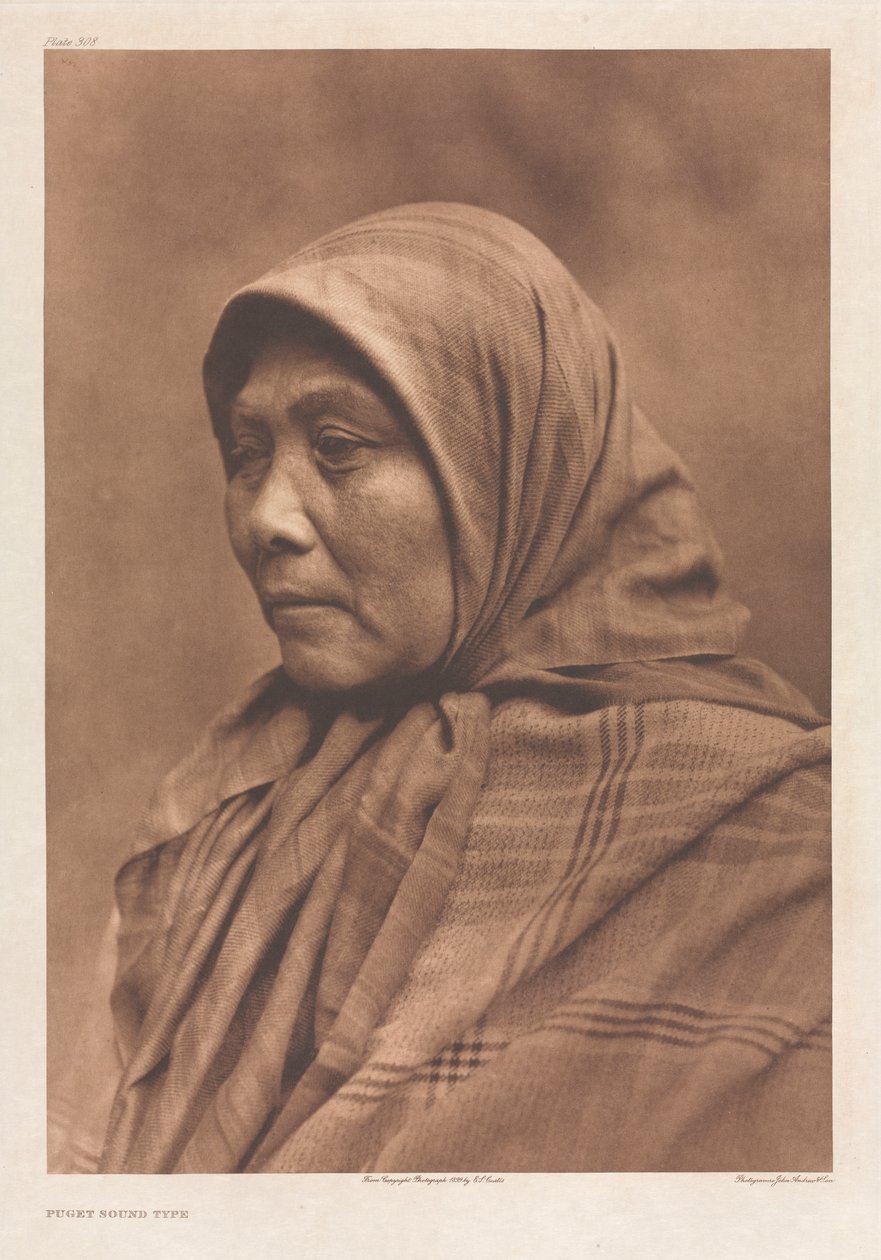 Portföy IX, Plaka 308: Puget Ses Türü by Edward S. Curtis