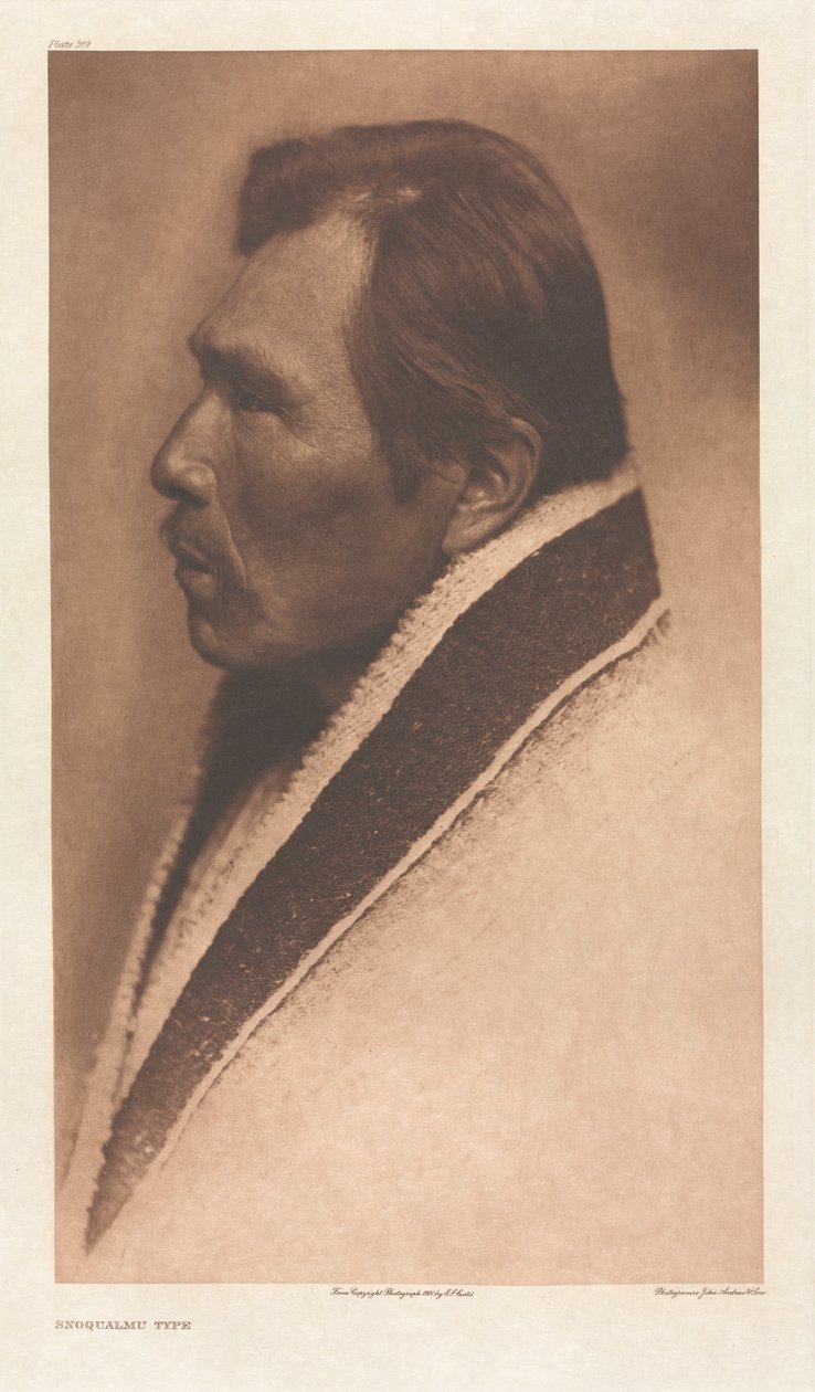 Portföy IX, Plaka 319: Snoqualmu Tipi by Edward S. Curtis
