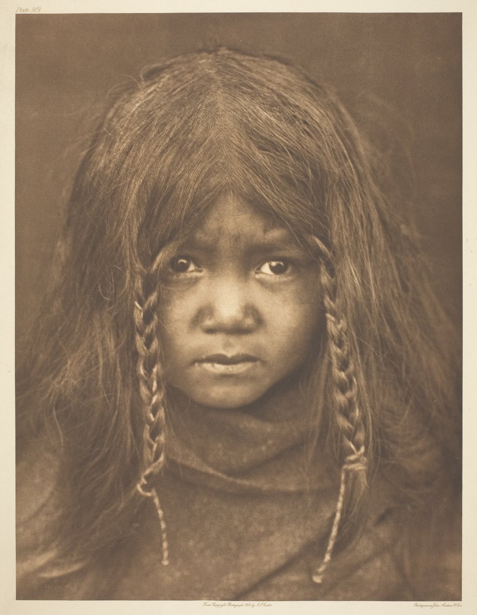 quilcene çocuk by Edward S. Curtis