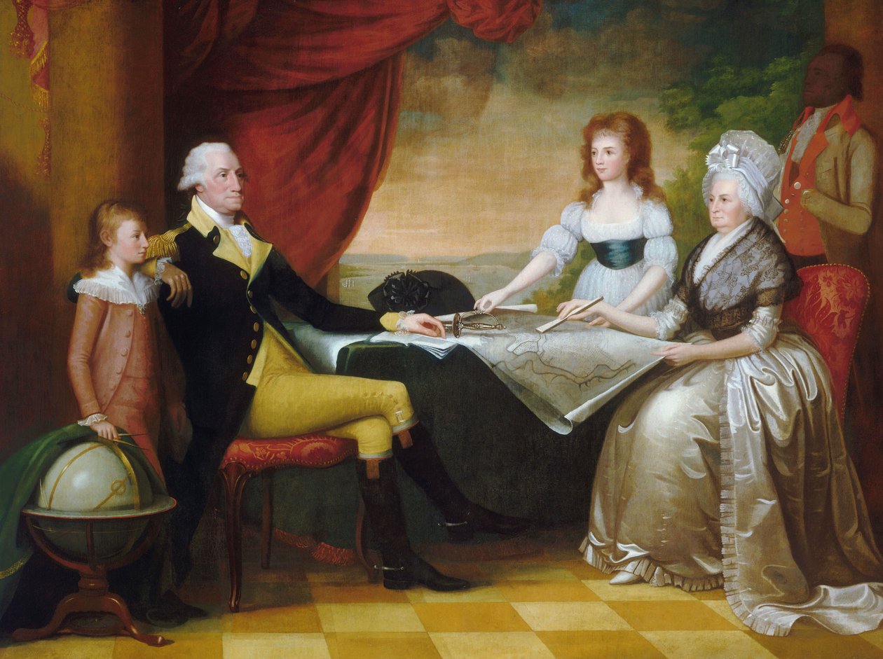 Washington Ailesi by Edward Savage
