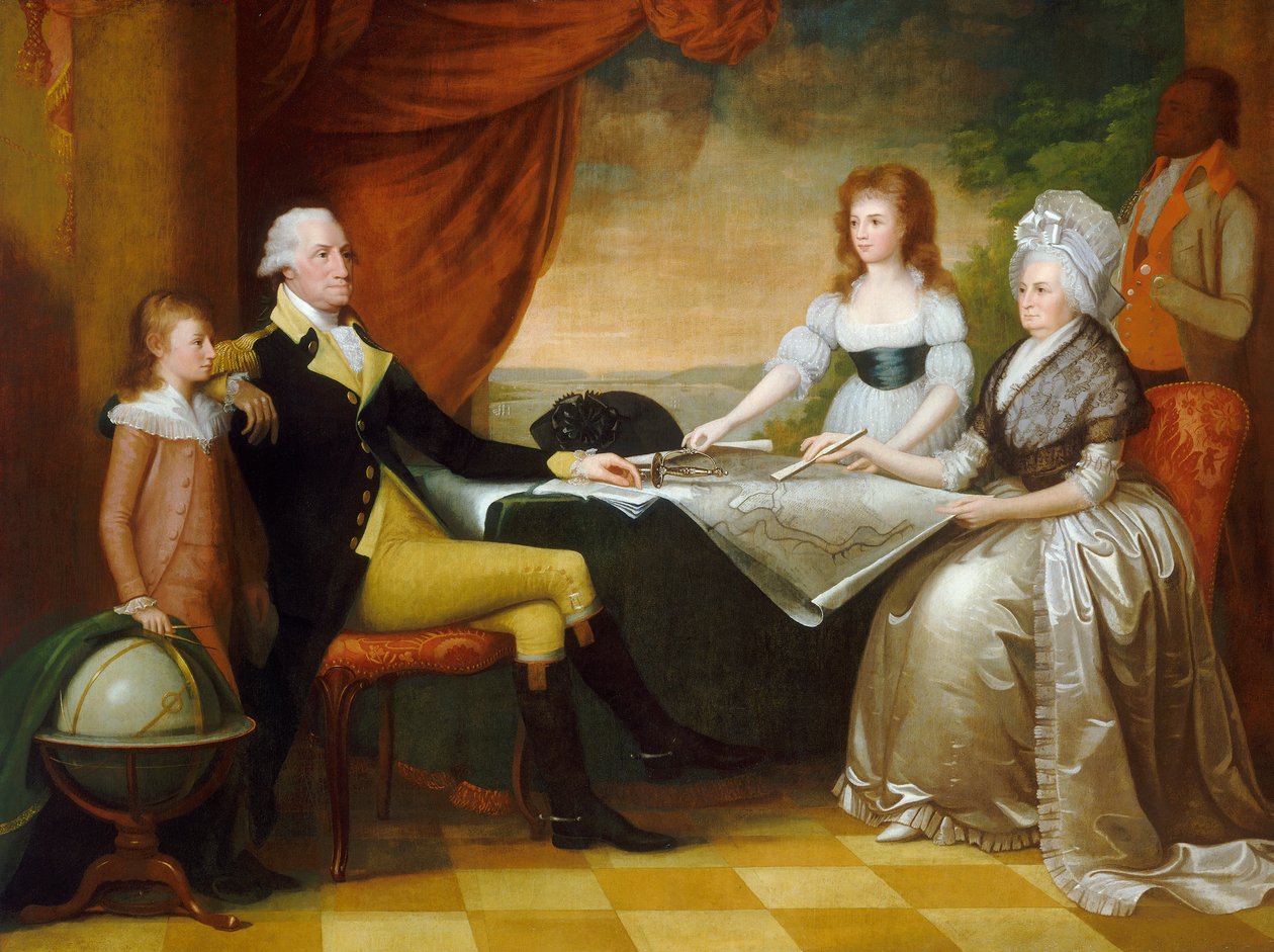 Washington Ailesi by Edward Savage