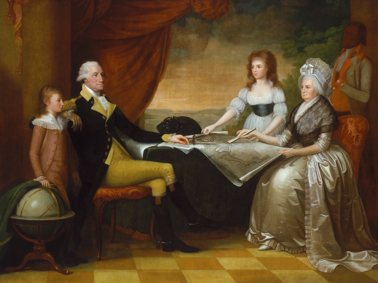Washington Ailesi, 1789-1796. by Edward Savage
