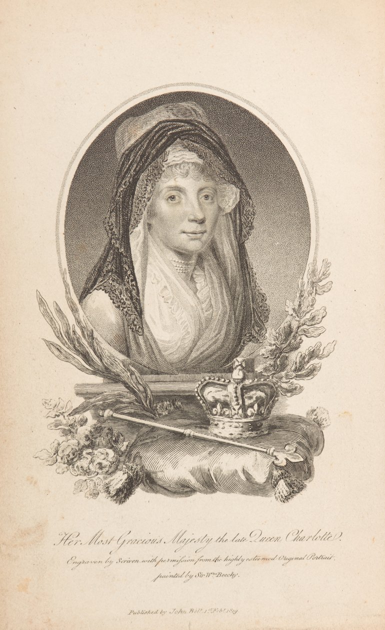 Kraliçe Charlotte (yaklaşık 1806-10) by Edward Scriven