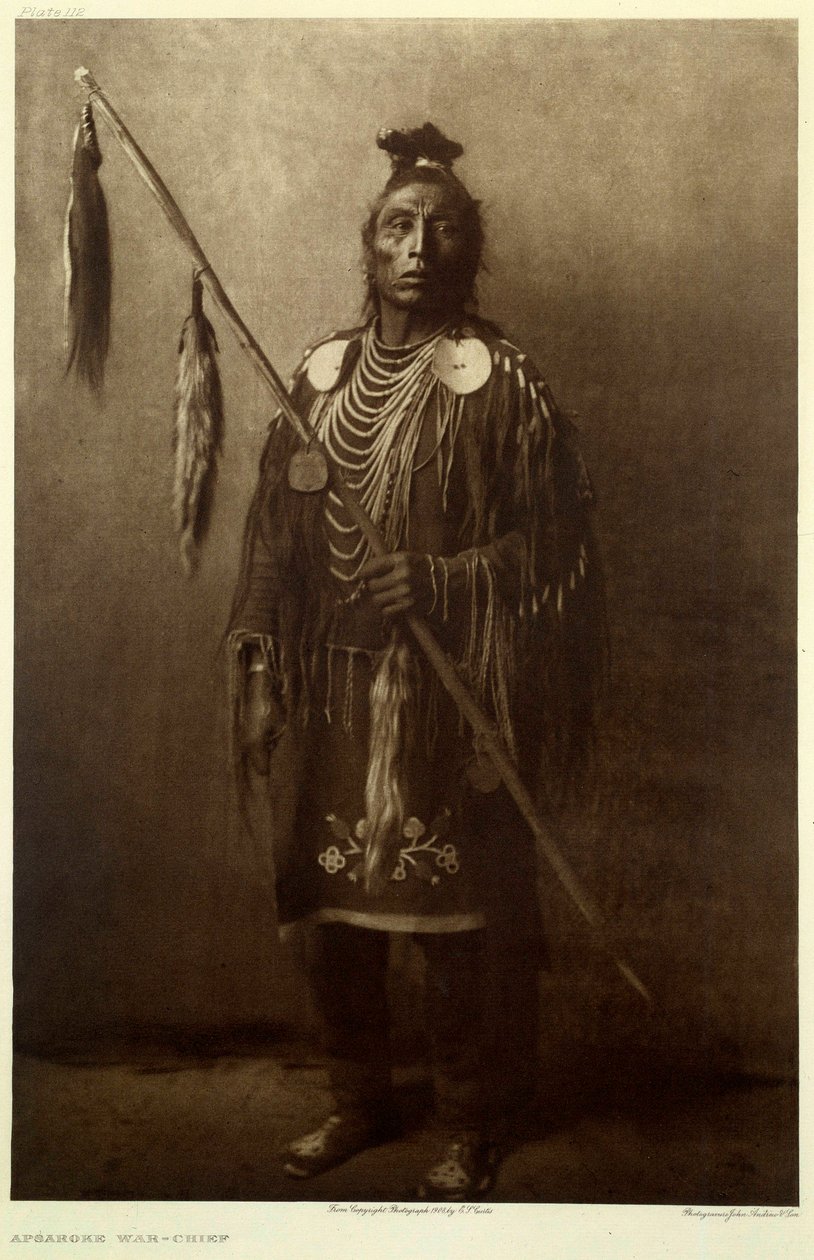 Amerikan Kızılderilileri: Bir Apsaroke Savaşçısının Portresi by Edward Sheriff Curtis