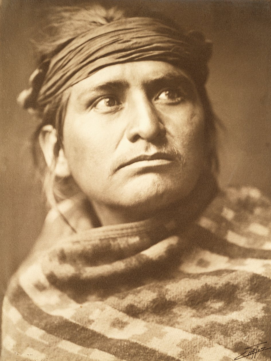 Çöl Şefi, Navaho by Edward Sheriff Curtis