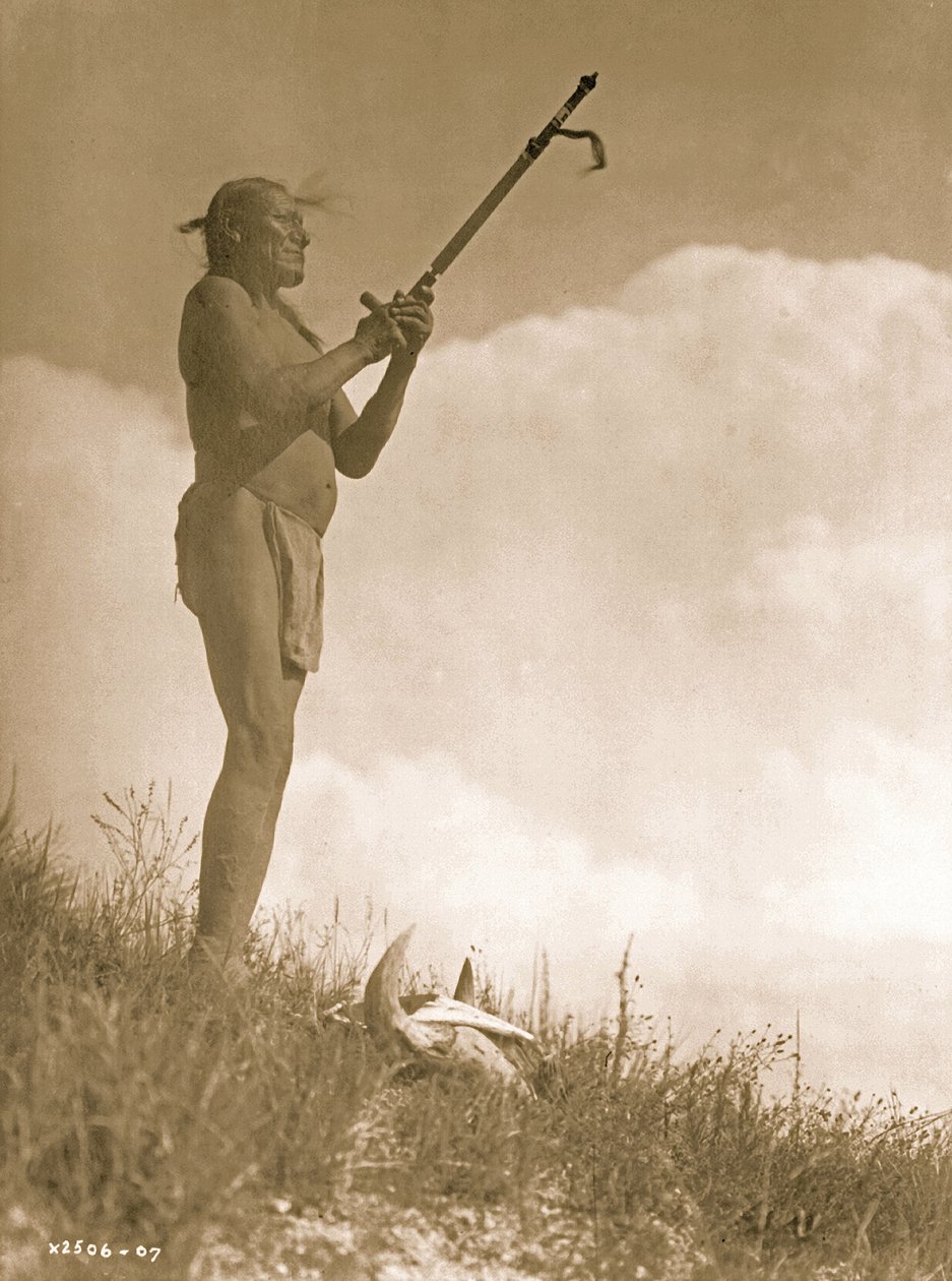 Gizem için dua 1907 (fotoğraf) by Edward Sheriff Curtis
