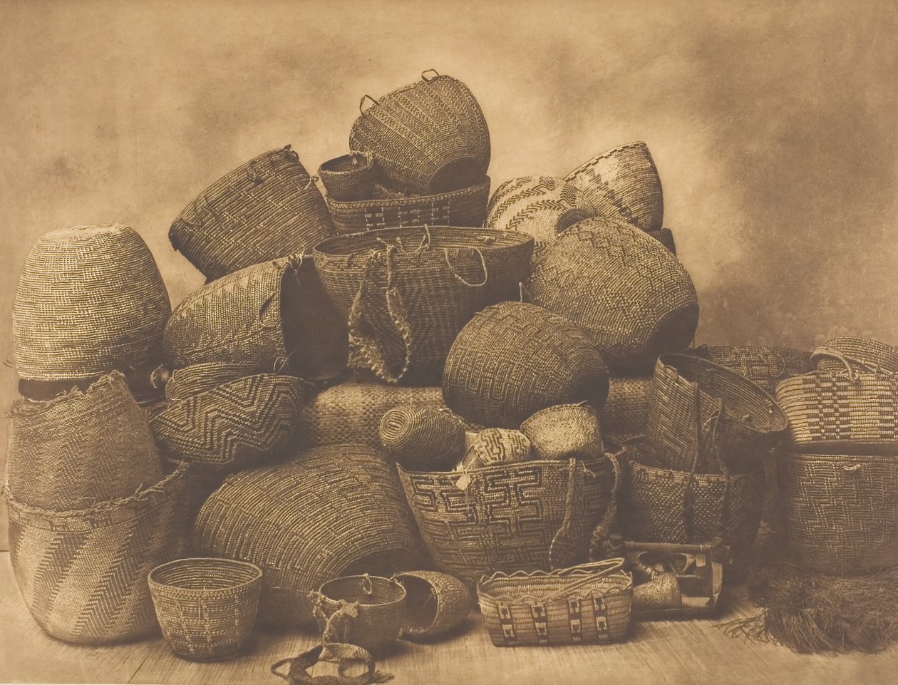 Puget Ses Sepetleri, 1912. by Edward Sheriff Curtis