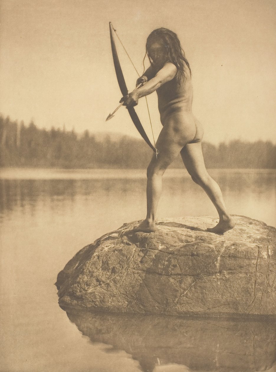 Okçu, 1915. by Edward Sheriff Curtis