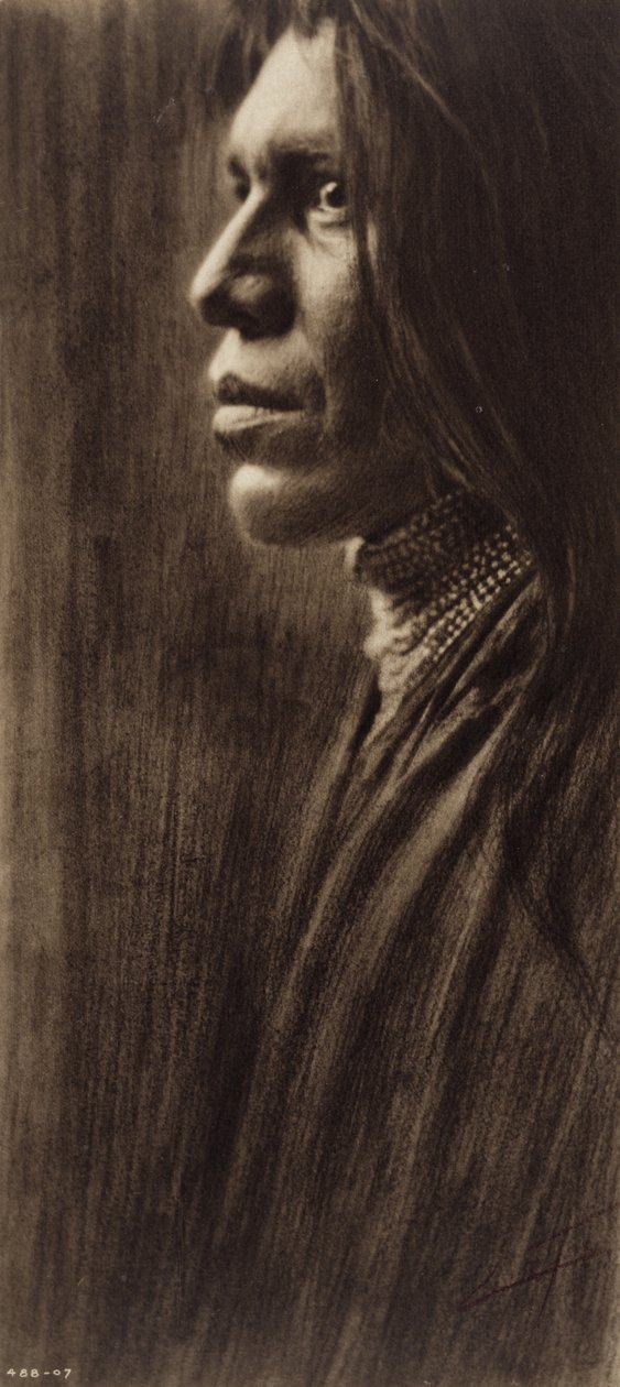 Yuma, yak. 1902 (platin ve jelatin gümüş baskı) by Edward Sheriff Curtis