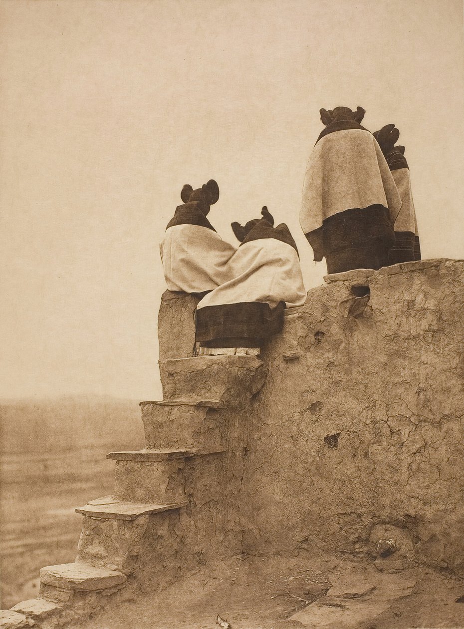 Dansçıları İzlemek, 1906. by Edward Sheriff Curtis
