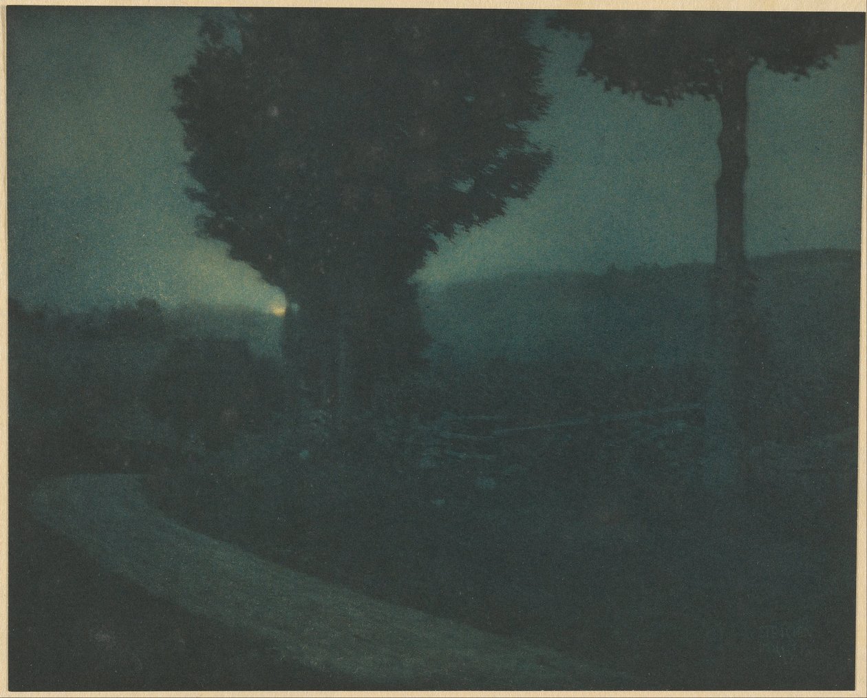 Vadiye Giden Yol - Ayın Doğuşu by Edward Steichen