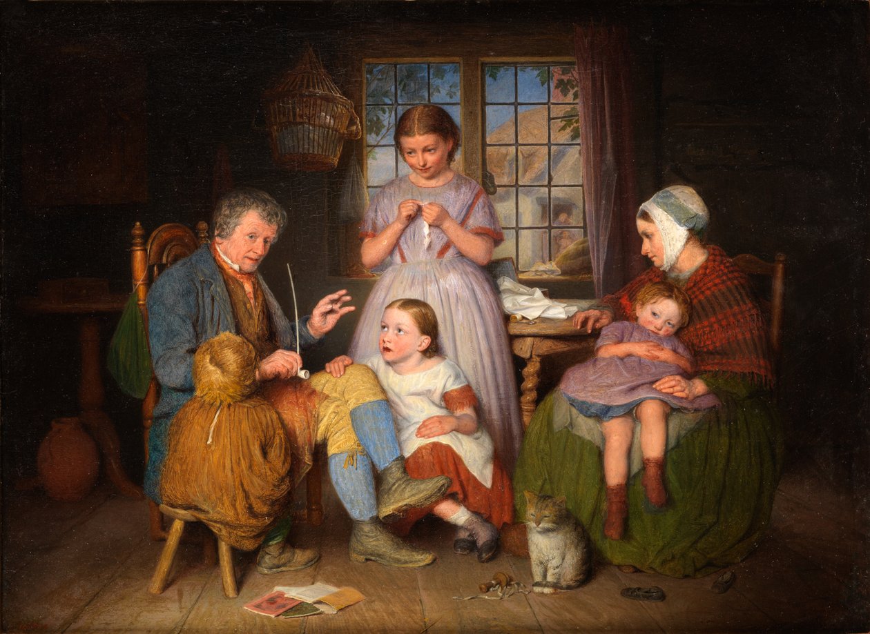 Bir Masal Anlatmak, 1860 by Edward Thompson Davis