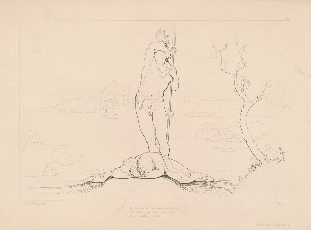 En Son Kurutmamı Teklif Eder... by Edward Webb, after George Elgar Hicks