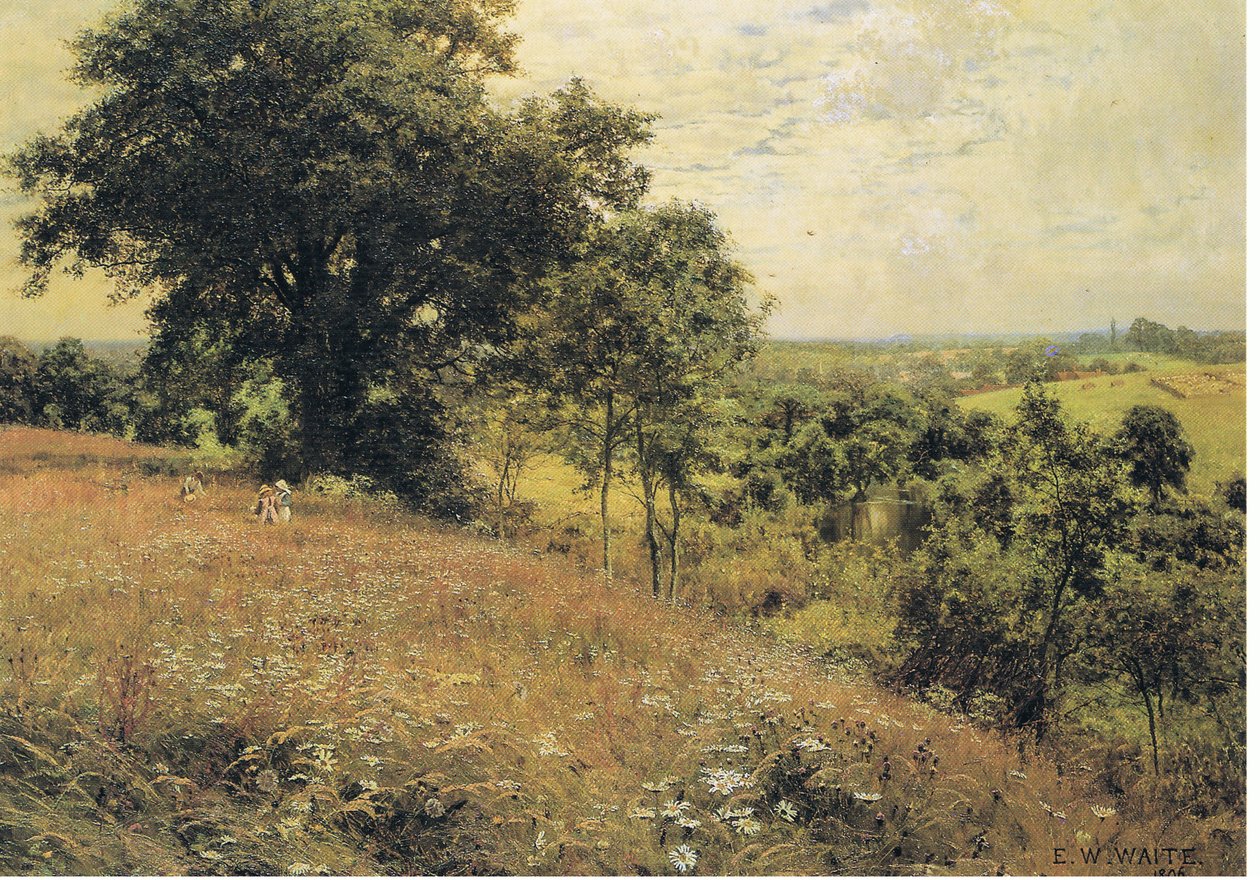 Çayırda by Edward Wilkins Waite