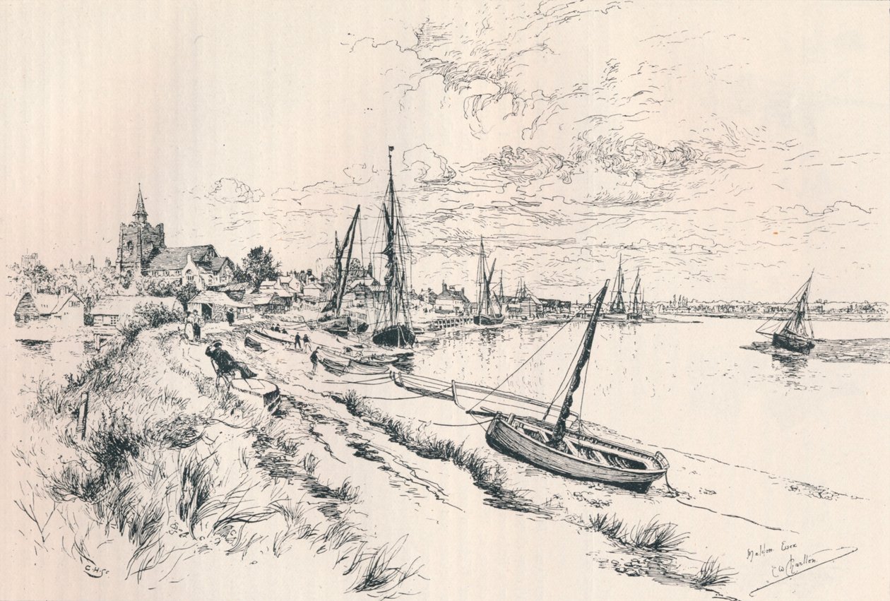 Maldon, Essex, c1879-1898, 1898 by Edward William Charlton
