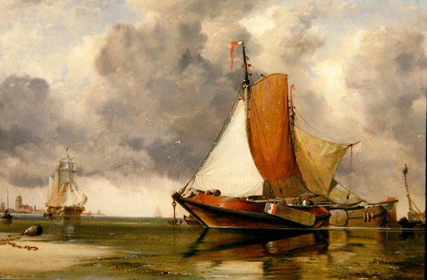 Hollanda mavnası by Edward William Cooke