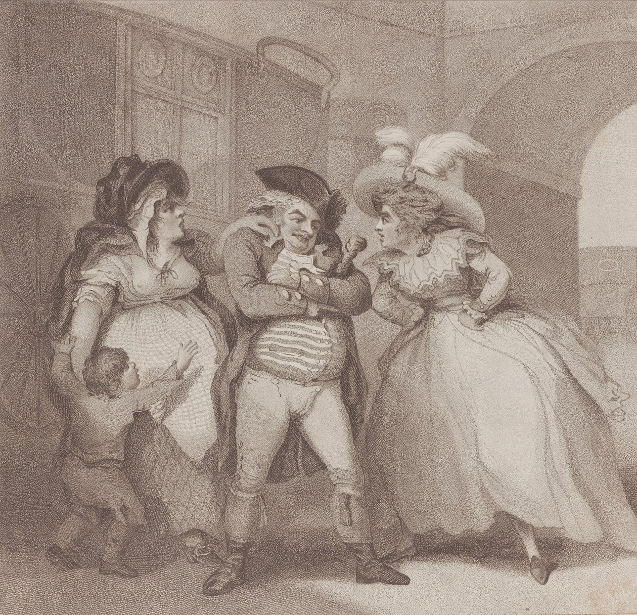 Çok eşlilik, [1 Ağustos 1787], 1 Temmuz 1802'de yeniden yayınlandı. by Edward Williams