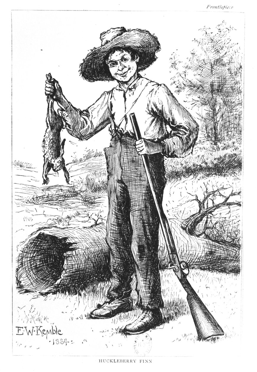 Mark Twain (1835-1910) 1884 tarafından yazılan 
