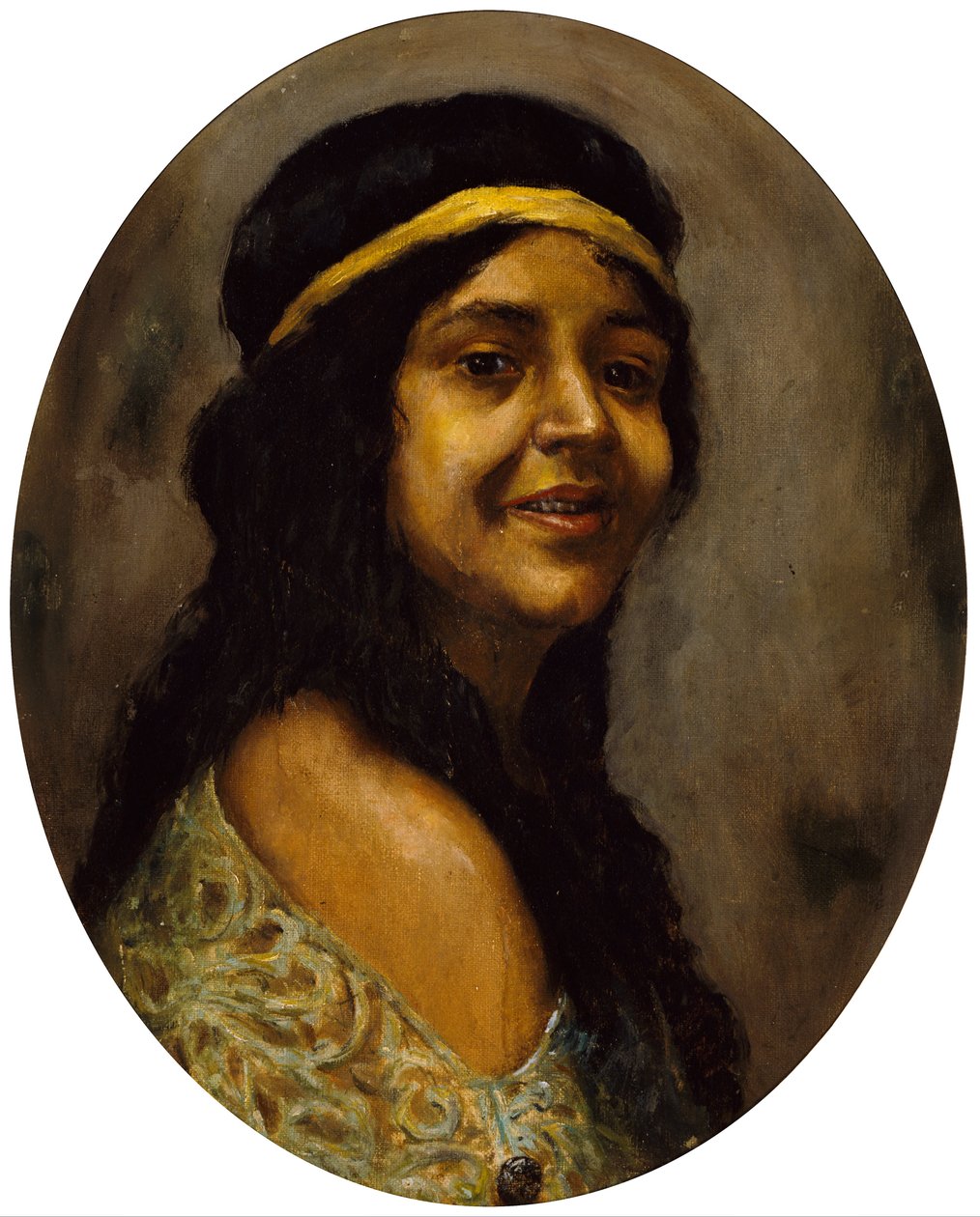 Bir Kadının Portresi by Edwin Augustus Harleston