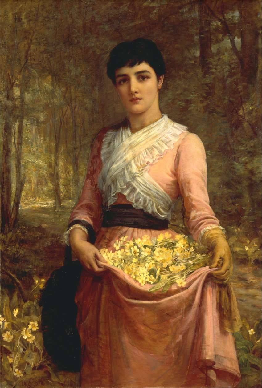 İmparatorluğumuzun Kızları. İngiltere - Primrose by Edwin Longsden Long