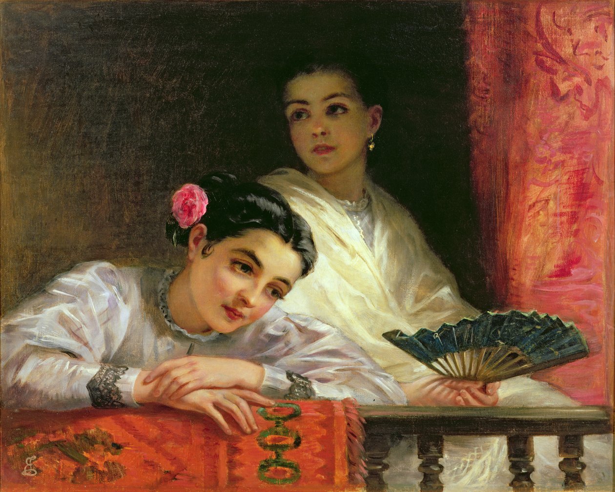 Balkon, 1875 by Edwin Longsden Long