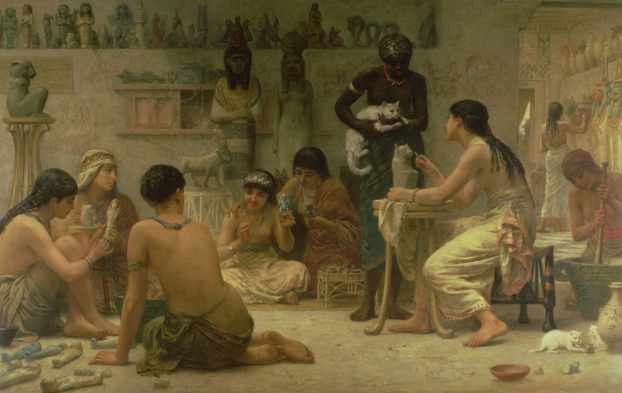 Tanrılar ve Yapıcıları, 1878 by Edwin Longsden Long