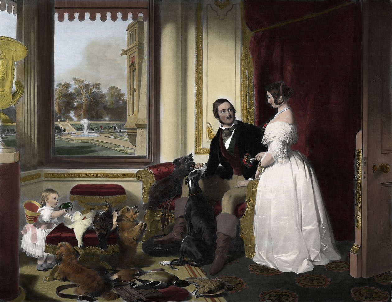 Modern Zamanlarda Windsor Kalesi by Edwin (after) Landseer