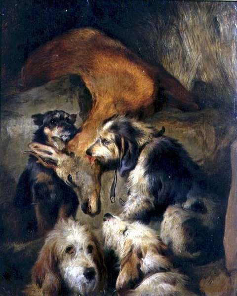 Geyiğin Ölümü (gemideki petrol) by Edwin (attr. to) Landseer