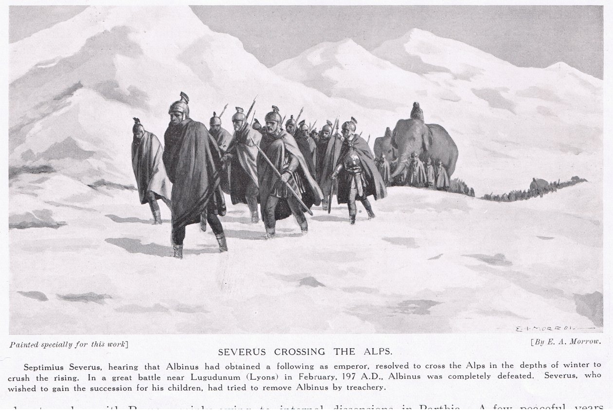 Severus Alpleri geçerken by Edwin A. Morrow