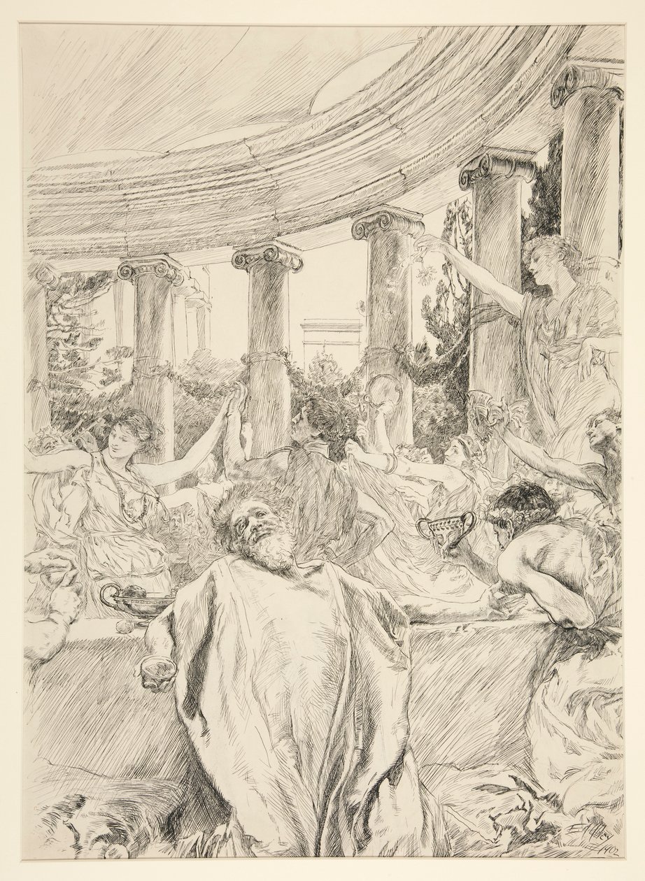 Apemantus: by Edwin Austin Abbey