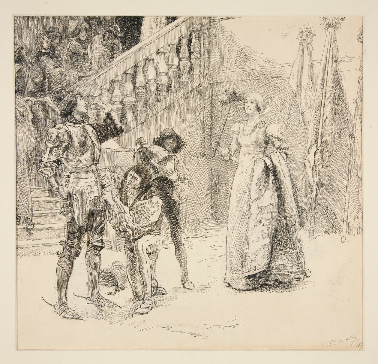 Benedick: by Edwin Austin Abbey
