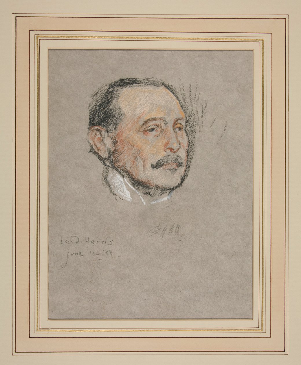 Edward VII Portresinin Taç Giymesi: George Canning Harris, Baron by Edwin Austin Abbey