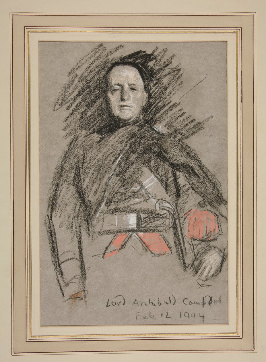 Edward VII Portresinin Taç Giymesi: Lord Archibald Campbell by Edwin Austin Abbey