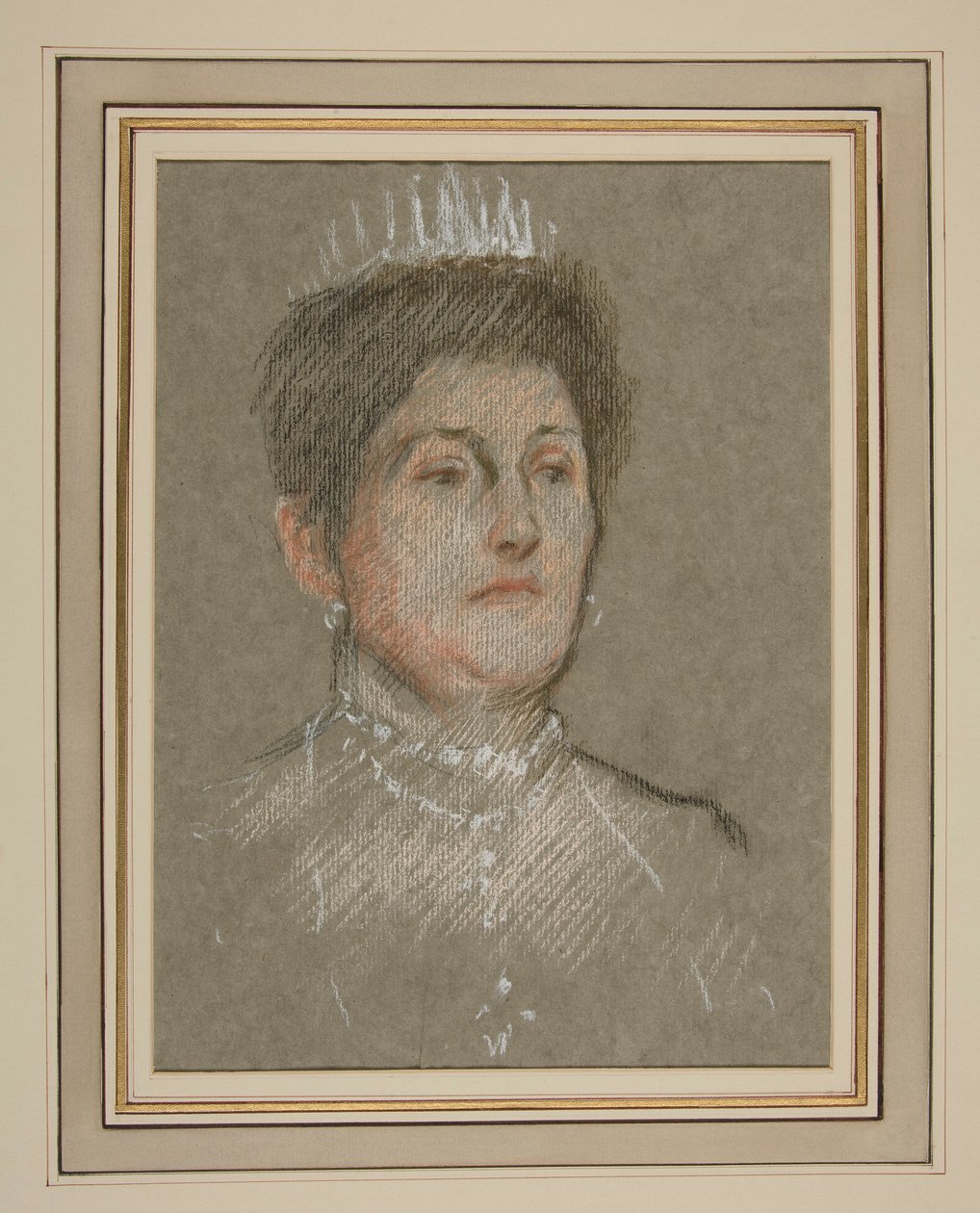 Edward VII Portresinin Taç Giymesi: Battenberg Prensesi Beatrice by Edwin Austin Abbey