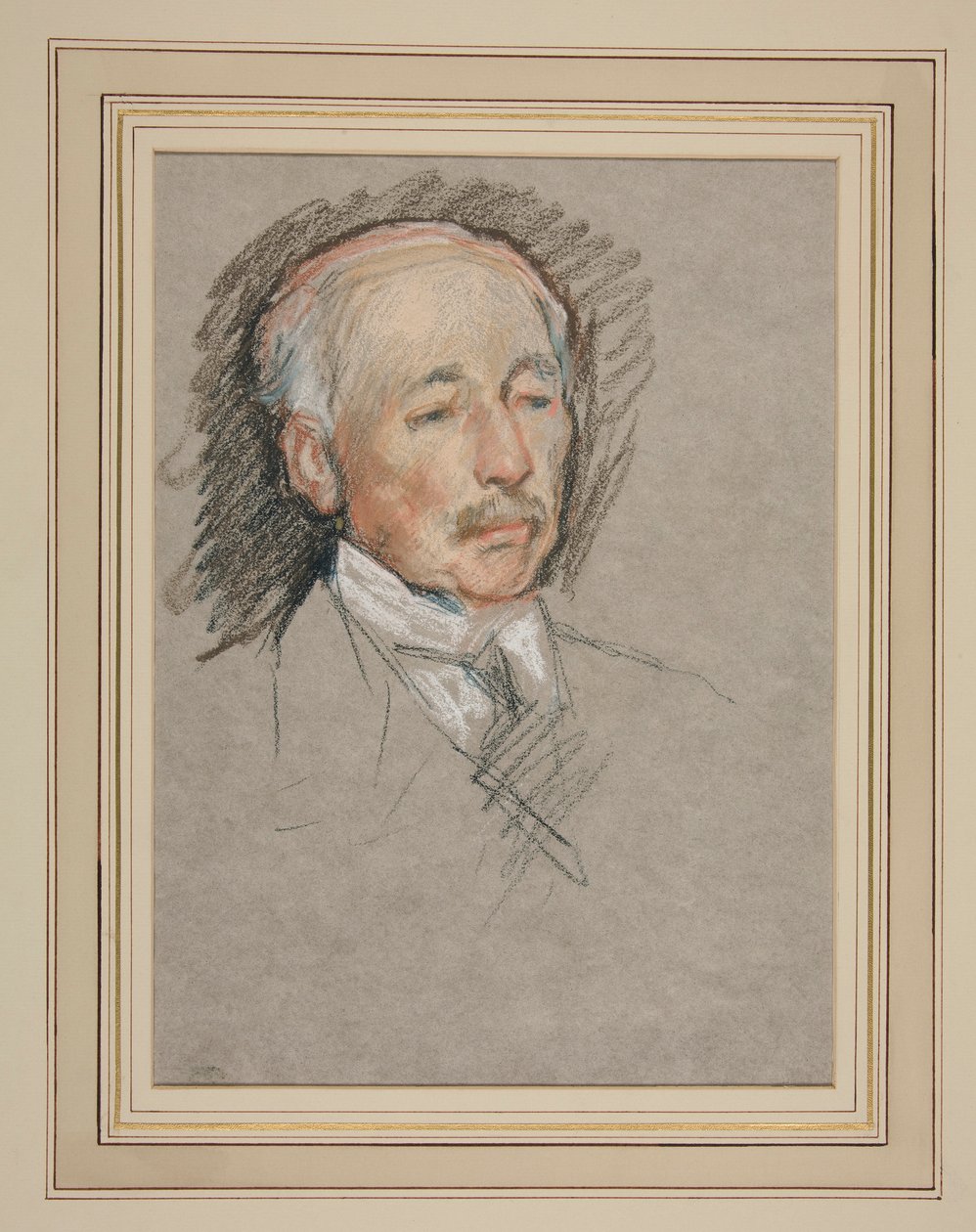 Edward VII Portresinin Taç Giymesi: Vikont Garnet Joseph Wolseley by Edwin Austin Abbey