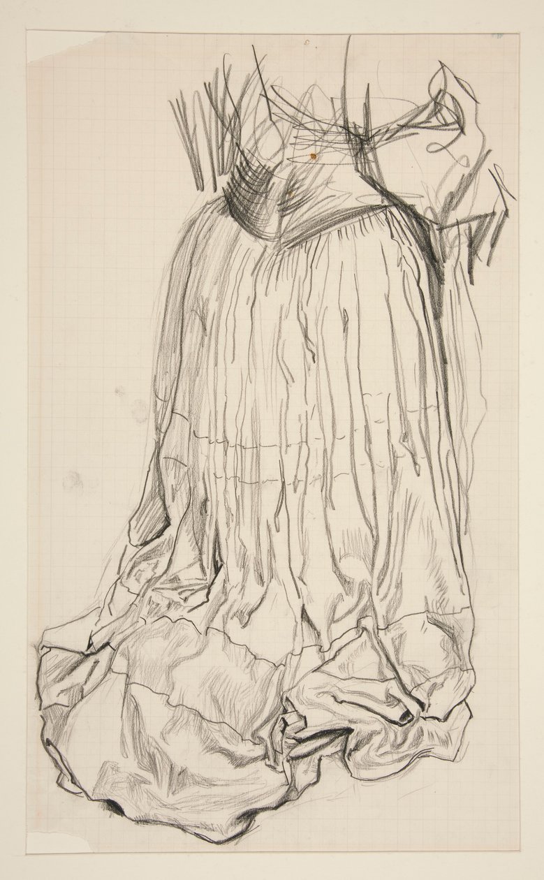 için perdelik çalışma by Edwin Austin Abbey