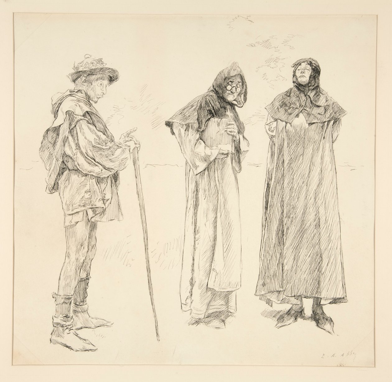 Donuk, Sir Nathaniel, Holofernes, IV. Perde, Sahne ii, Aşk